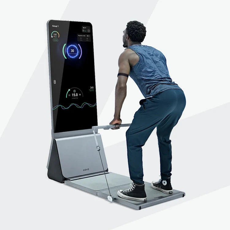 $4,699.00 AEKE K1 Professional Indoor Smart Mirror Touchscreen All-in-one Smart Multifunctional Home Gym Training Pilates Ring
