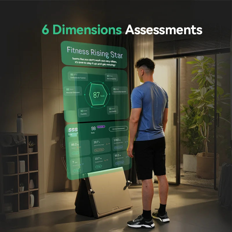 $4,699.00 AEKE K1 Professional Indoor Smart Mirror Touchscreen All-in-one Smart Multifunctional Home Gym Training Pilates Ring